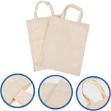 10PCS Double Wine Bottle Canvas Gift Bags with Handles Reusable