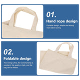 10PCS Double Wine Bottle Canvas Gift Bags with Handles Reusable