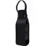 2PCS PU Leather Wine Tote Bag Portable Single Bottle Gift Carrier