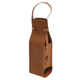 2PCS PU Leather Wine Tote Bag Portable Single Bottle Gift Carrier