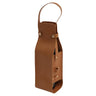 2PCS PU Leather Wine Tote Bag Portable Single Bottle Gift Carrier