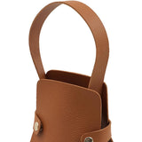 2PCS PU Leather Wine Tote Bag Portable Single Bottle Gift Carrier