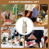 2PCS PU Leather Wine Tote Bag Portable Single Bottle Gift Carrier