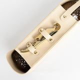 2PCS PU Leather Wine Tote Bag Portable Single Bottle Gift Carrier