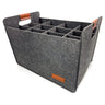 Portable 12 Bottle Wine Carrier Felt Storage Case 40kg Capacity