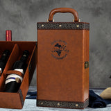 Portable Wine Gift Box Single or Double Bottle with 4 Accessories