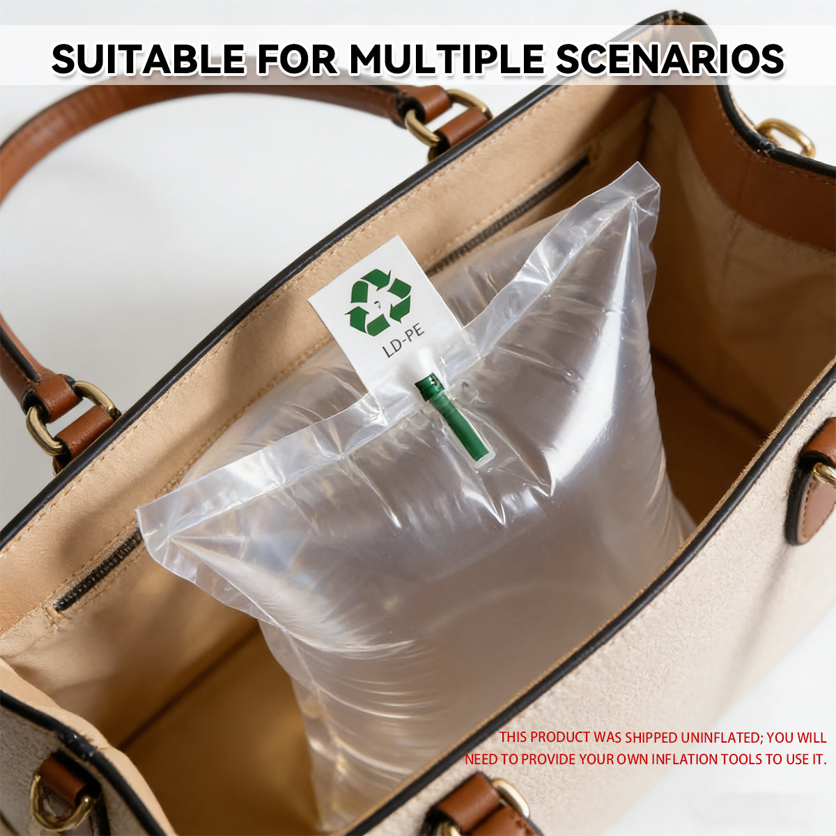 100PCS Inflatable Cushioning Bags Shockproof Clear Packaging