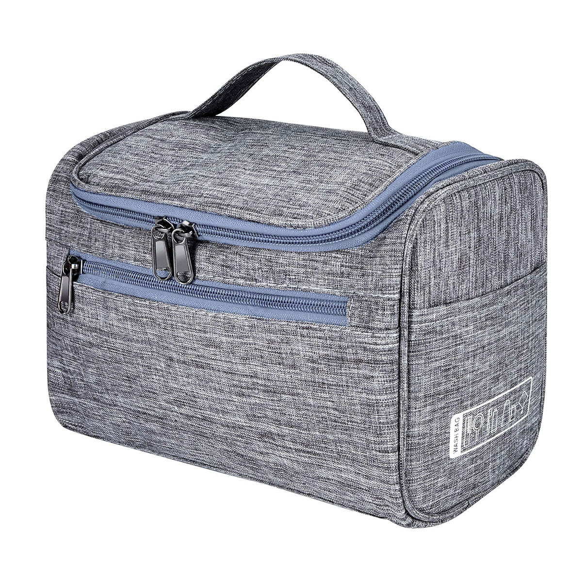 Travel Size Zipper Closure Toiletry Bag 1pc