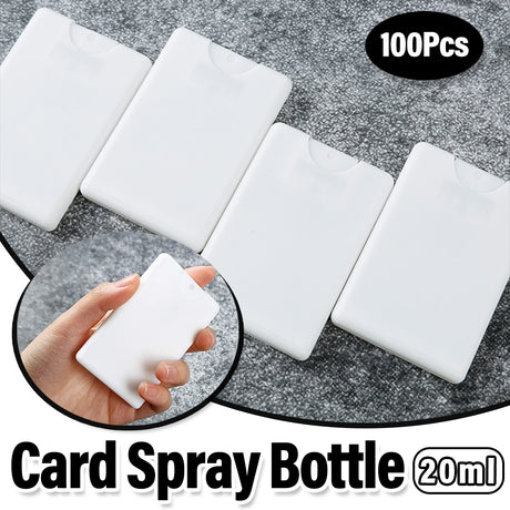 100pcs 20ml Portable Perfume Card Spray Bottles Refillable
