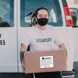 Anti-Choking Warning Labels Water-Based Adhesive Safety Stickers