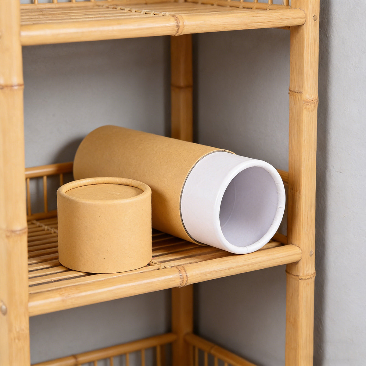 10PCS Kraft Paper Tube Packaging Containers for Storage and Mailing
