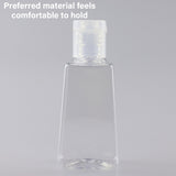 100pcs 30ml 60ml Trapezoidal Clear Refillable Cosmetic Bottles