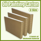 Large Square Flat Paper Box for Picture Frame Shipping