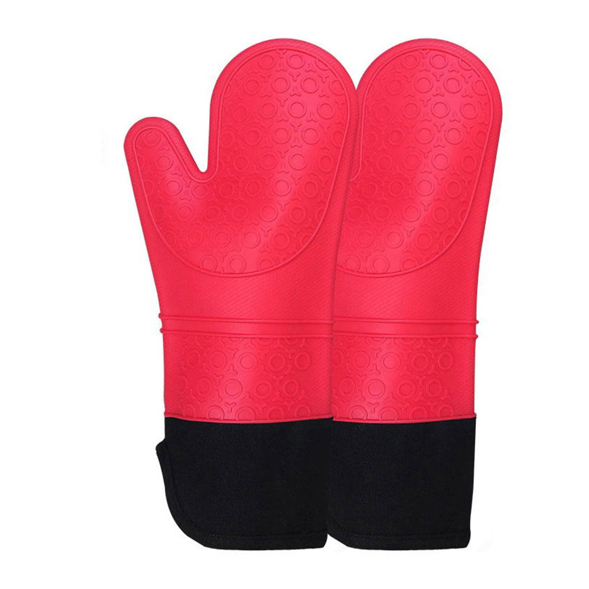 Insulated Oven Mitts Heat Resistant Gloves 2PCS