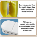 3pcs Tablet Cutter Pill Splitter Portable Medicine Organizer
