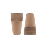 500PCS 9oz Disposable Paper Cups Food-Grade Hot and Cold Use