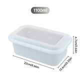 30PCS Disposable Takeout Lunch Box Food-Grade PP Restaurant Home Delivery