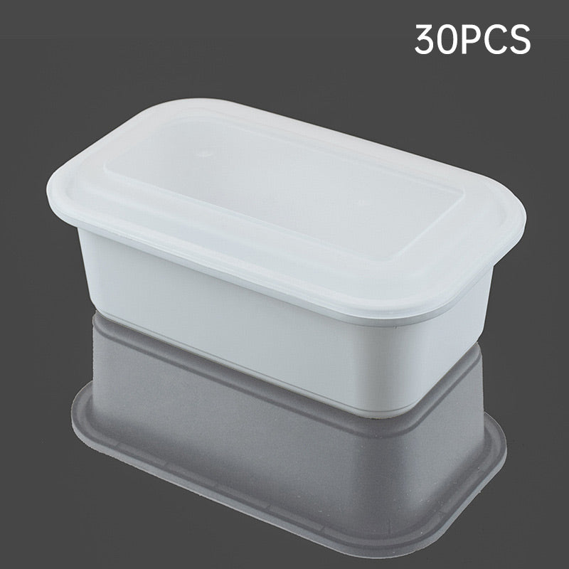 30PCS Disposable Takeout Lunch Box Food-Grade PP Restaurant Home Delivery
