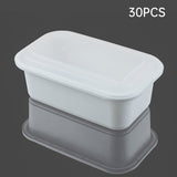30PCS Disposable Takeout Lunch Box Food-Grade PP Restaurant Home Delivery