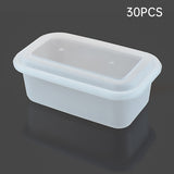 30PCS Disposable Takeout Lunch Box Food-Grade PP Restaurant Home Delivery