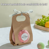 50pcs Kraft Paper Gift Boxes with Single Double Handle