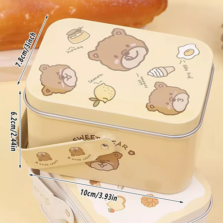 10PCS Cookie Iron Box Tinplate Biscuit Box Gift Box