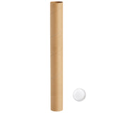 Kraft Paper Storage Tubes Cardboard Document Shipping 10PCS