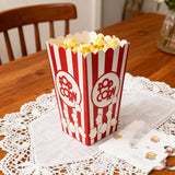50PCS Greaseproof Popcorn Boxes Paperboard Snack Containers