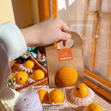 50pcs Kraft Paper Gift Boxes with Single Double Handle
