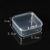 Transparent Plastic Storage Boxes 100PCS PP Small Parts Organiser