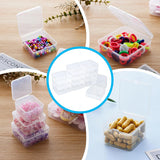 Transparent Plastic Storage Boxes 100PCS PP Small Parts Organiser