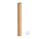 Kraft Paper Storage Tubes Cardboard Document Shipping 10PCS