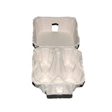 300PCS 4 Slot Paper Egg Trays Molded Pulp Stackable for Egg Packaging
