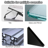 100pcs Plastic Corner Protectors for Frame Furniture Edge