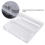 100PCS Disposable Transparent Food Grade Cake Pastry Takeaway Boxes