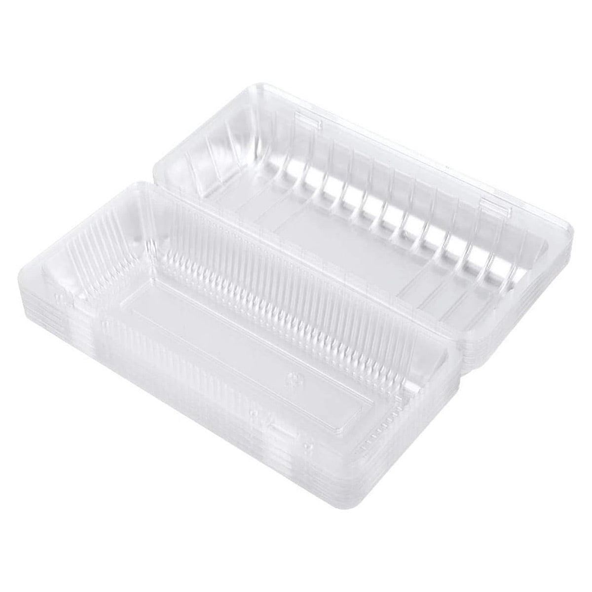 100PCS Disposable Transparent Food Grade Cake Pastry Takeaway Boxes