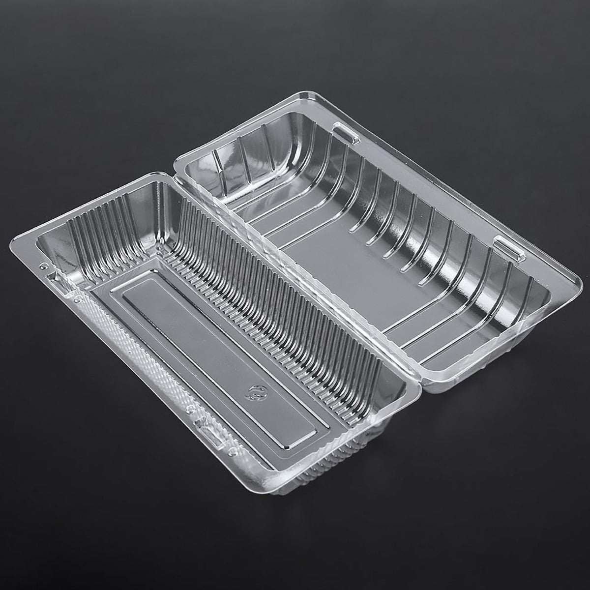 100PCS Disposable Transparent Food Grade Cake Pastry Takeaway Boxes
