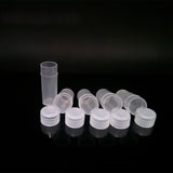 200PCS 5ml Clear Plastic Sample Bottles with Screw Lids for Storage