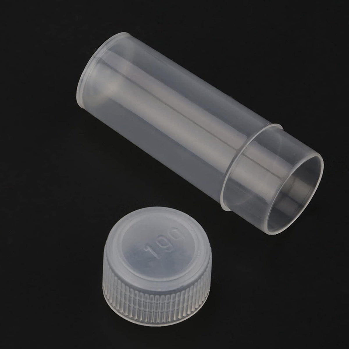 200PCS 5ml Clear Plastic Sample Bottles with Screw Lids for Storage
