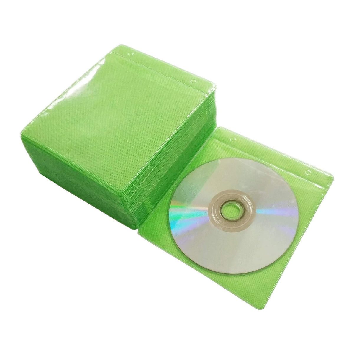 Premium CD DVD Double Sided Plastic Sleeves 100PCS