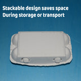 200PCS 8 Slot Paper Egg Trays Molded Pulp Egg Packaging Trays