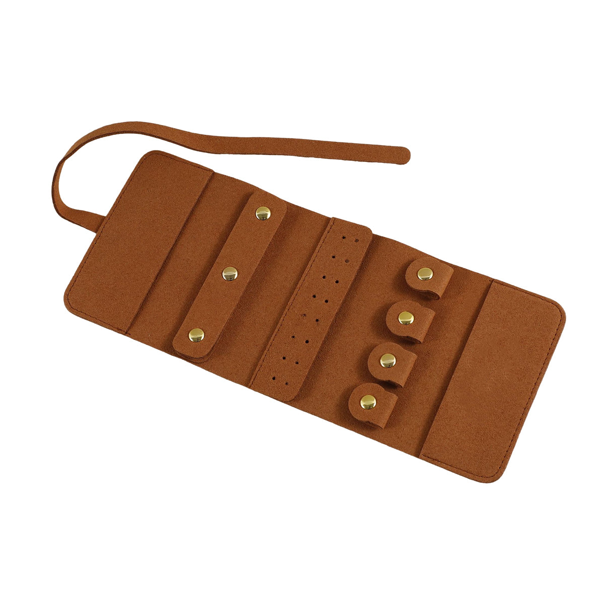 Travel Portable Jewelry Organizer Pouch 9Colours 1PC