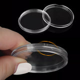 100pcs 40mm Round Coin Boxes Storage Protection Case