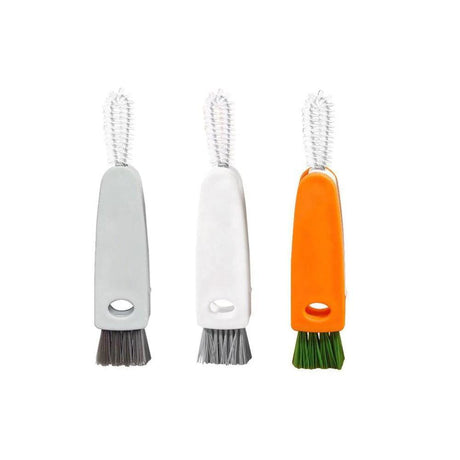 Plastic bottle cap straw brush cleaner