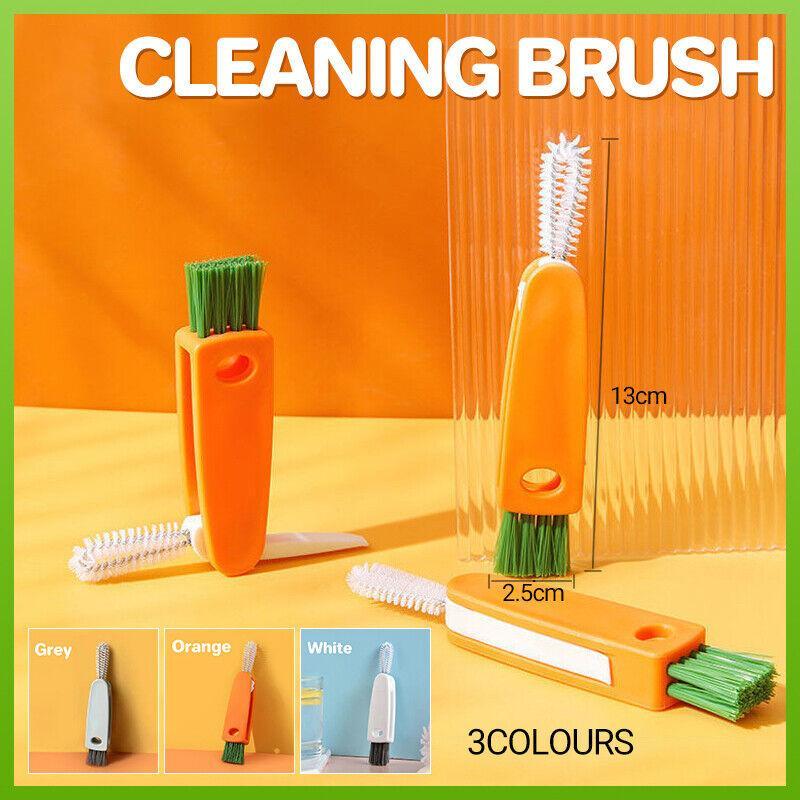 Plastic bottle cap straw brush cleaner