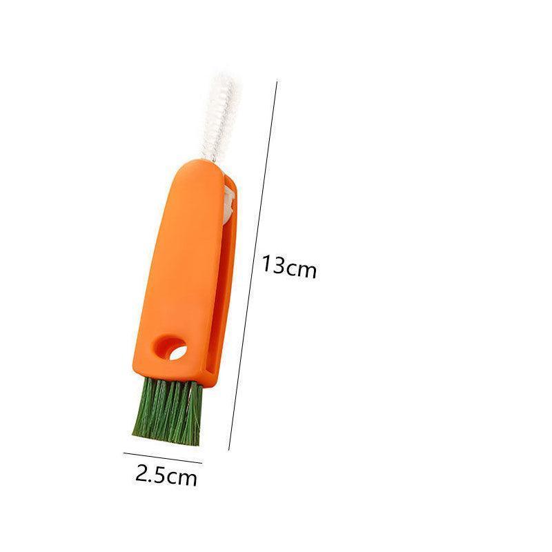 Plastic bottle cap straw brush cleaner