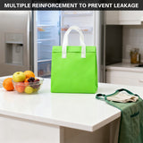 50PCS Coffee Takeaway Packaging Bags with Handle Self-Adhesive Durable