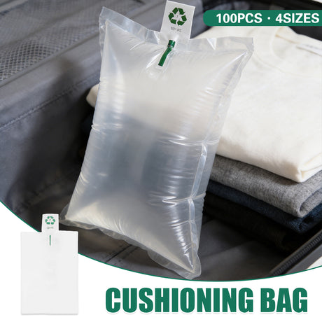 100PCS Inflatable Cushioning Bags Shockproof Clear Packaging
