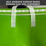 50PCS Coffee Takeaway Packaging Bags with Handle Self-Adhesive Durable