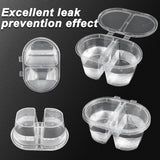 50 Pcs Takeaway Sauce Cup Clear Leak Proof FoodGrade Restaurant Home